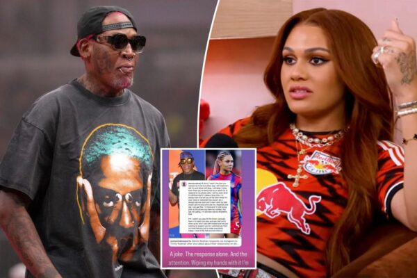 Dennis Rodman's apology to soccer star daughter, Trinity, backfires