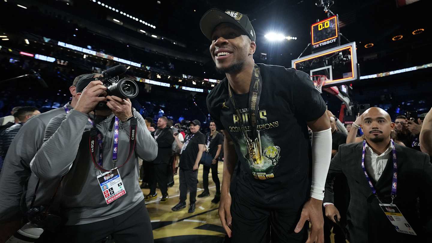 Giannis Antetokounmpo Used Iconic Kobe Bryant Line After Bucks Won NBA Cup