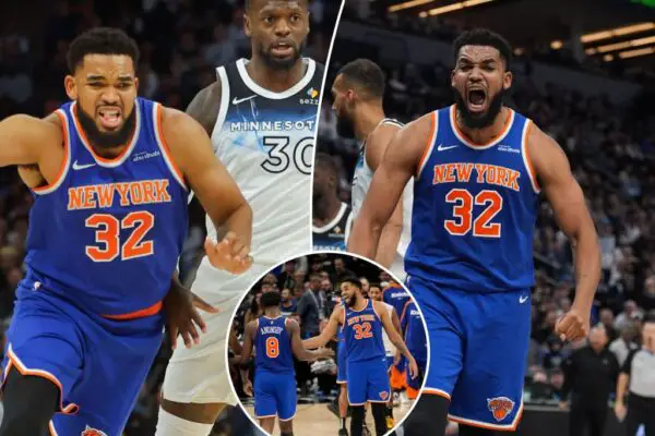 Karl-Anthony Towns leads Knicks to blowout win over Timberwolves