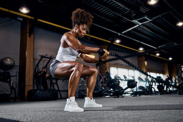 Woman working out