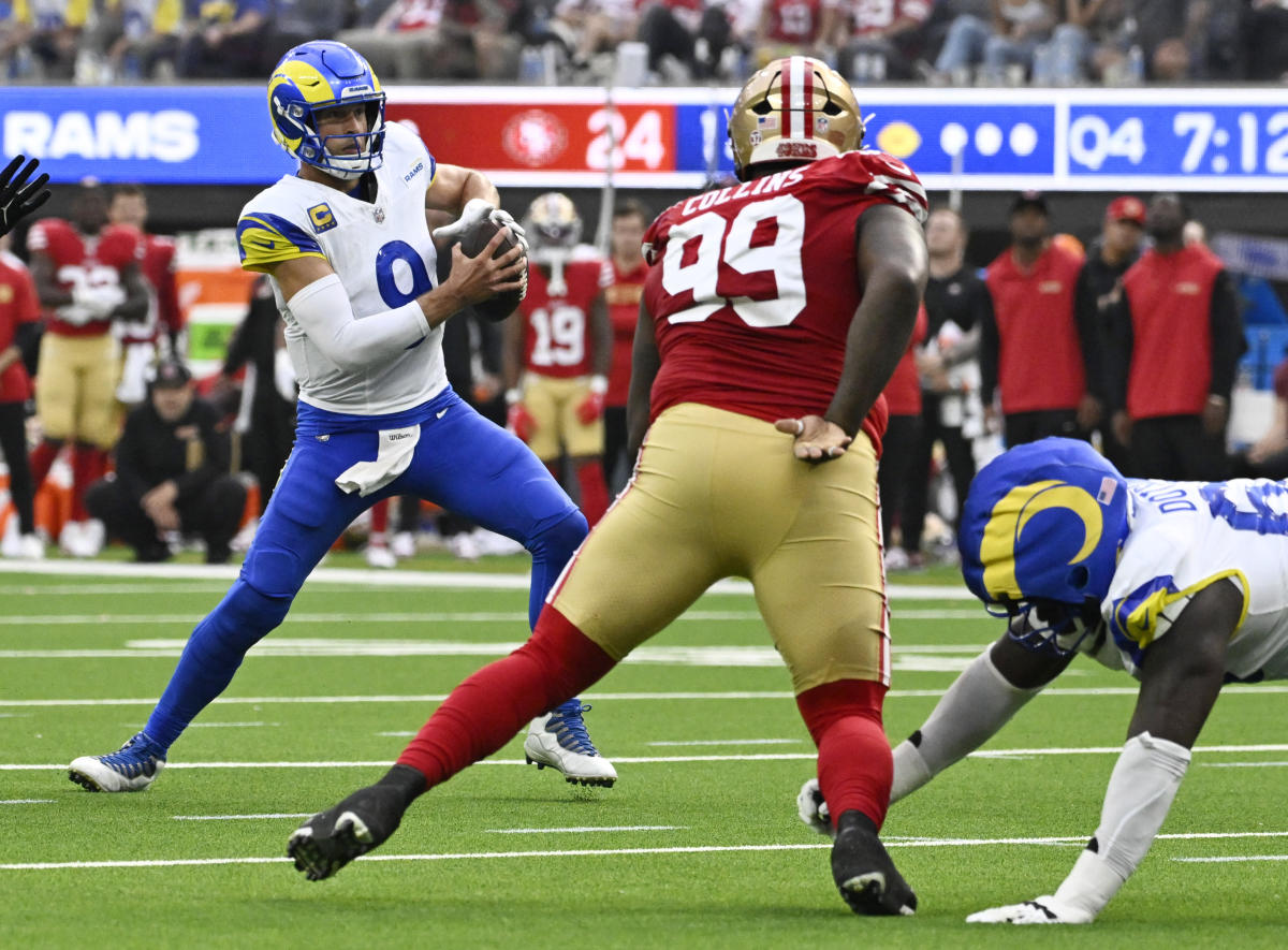 Rams vs. 49ers score, live updates: On-the-bubble NFC West teams go head to head on 'Thursday Night Football'