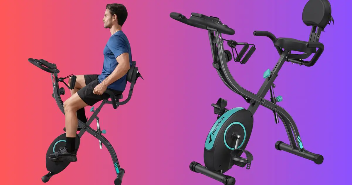 This Folding Exercise Bike Is On Sale For $120 At Amazon