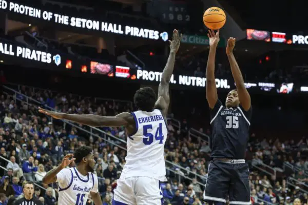 Thomas Sorber, Georgetown hang on to beat lowly Seton Hall