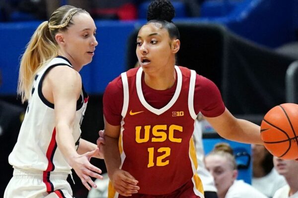 USC women get 1st-ever win vs. UConn, jump to 4th in AP poll