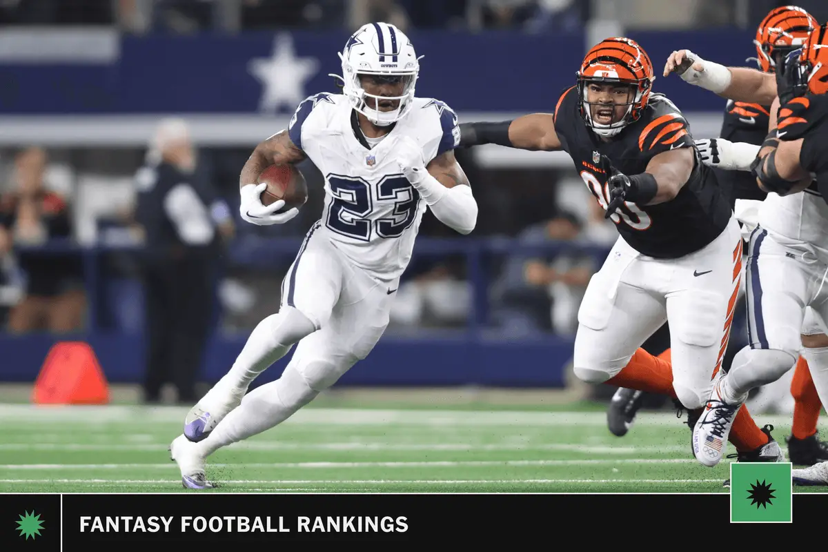 Week 15 fantasy football rankings: Sleepers, projections, starts, sits | Rico Dowdle, Marvin Harrison and more