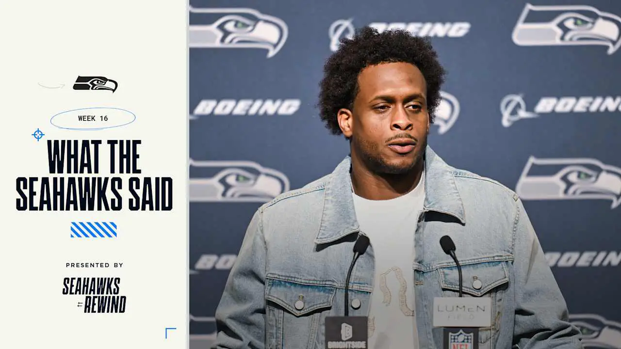 What The Seahawks Said - 2024 Week 16: Seahawks vs. Vikings